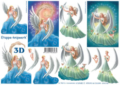 Blue and Green Angels - 4169480