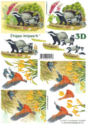 Badger and Kingfisher - 4169497