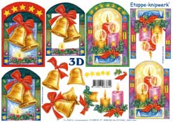 Christmas candles and Bells - 4169533