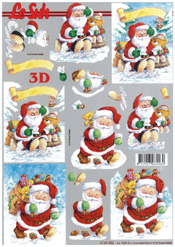 Santa With Ted Small - 4169552