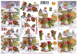 Children in Snow - 4169562