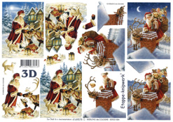 Santa and his reindeer - 4169578