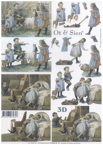 Children Playing A4 sheet - 4169618 B