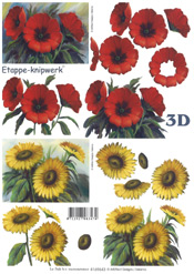 Sunflower and Poppies - 4169643