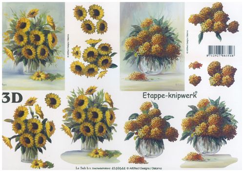 Sunflowers in Vase A 4 sheet - 4169644