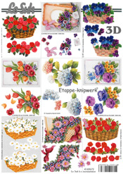 Flowers In A Basket - 4169672