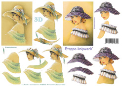 Ladies in floppy Hats - 4169676
