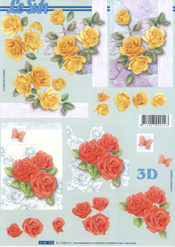 Yellow And Red Roses - 4169705