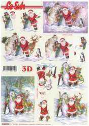 Polar Bear and Santa - 4169714