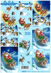 Santa On His Way - 4169716