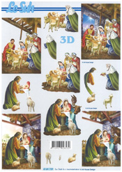 Jesus and Mary In The Stable - 4169729