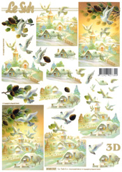 Doves in the snow - 4169737