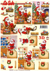 Santa Reading His Mail - 4169741