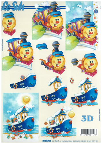 Children's Train and Ship - 4169762