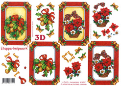 Framed Holly and Bells - 416987