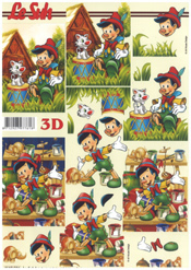 Pinocchio with his pets - 4169936