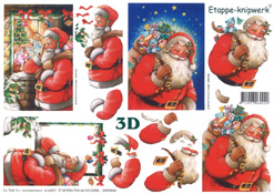 Santa With His Bag - 416997