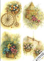 Penny Farthing and floral displays - 4170102
