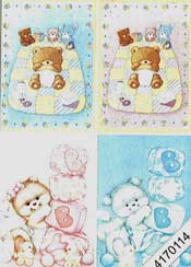 Baby Boy Bear and Baby Girl Bear - 4170114
