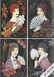 Ladies with Fans - 4170136