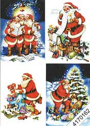 Singing Merry Santas - 4170162