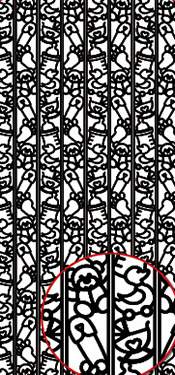 422G-Peel Baby Borders Colour: Gold -DD6407