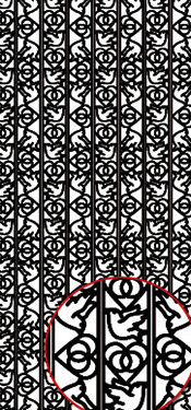 423G-Peel Bird Borders Colour: Gold - DD6435