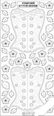 Starfoorm Stitch Glitter Bodice Colour: Gold - 427G-Peel