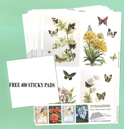 The Kit Contains 4 xTemplates. 7 Sheets 1 Pack of Pads FREE - 427047