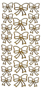 435G-Peel Bows :Gold -DD6454