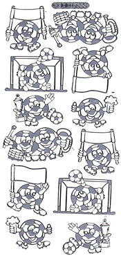 Football Match Colour: Gold - 438G-peel