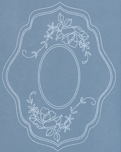 Parchment Oval Design - 44302