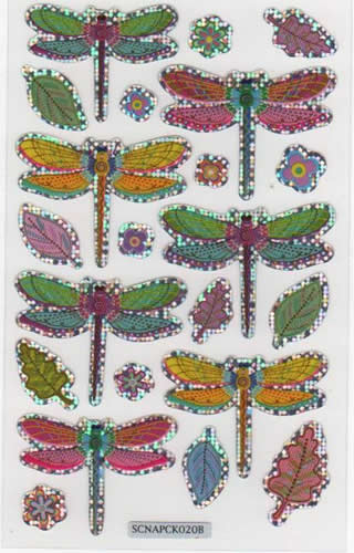 Beautiful Dragonflies with a holographic edge - 44408