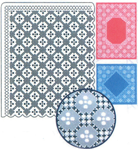 Metal Mesh Template Enhances your hand made cards beautifully - 44501