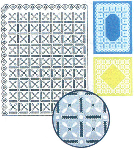 Metal Mesh Template Enhances your hand made cards beautifully - 44502