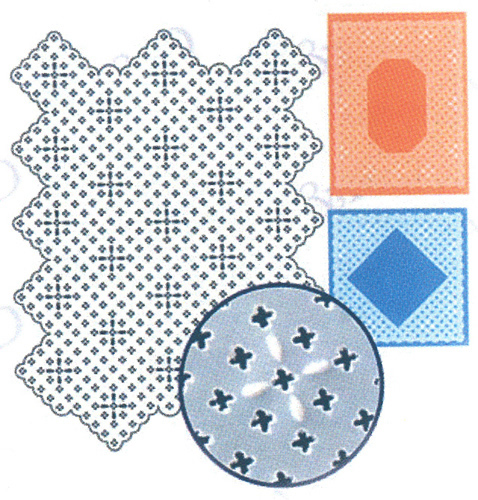 Metal Mesh Template Enhances your hand made cards beautifully - 44503