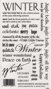 EZ Rub On Winter Sentiments - 503ROY