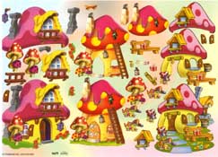 Mushroom Houses - 504082