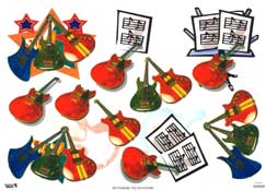 Electic Guitar With Music - 504549