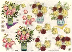 Pink And Yellow Roses - 504784