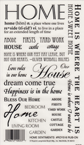 EZ Rub On Home Sentiments - 516ROY