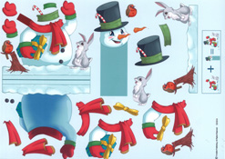 Snowman with Friends - 526004