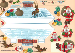 Santa out the Chimney - 526009