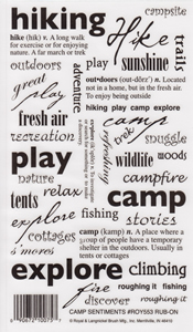 EZ Rub On Camp Sentiments - 553ROY
