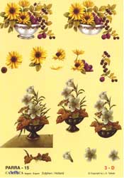 Berries And Florals In Bowl - 625015