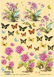 Flowers and Butterflies - 625039