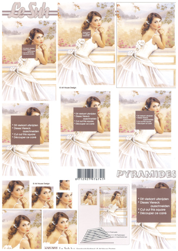 Decoupage sheets suitable for card making and scrapbooking - 630002