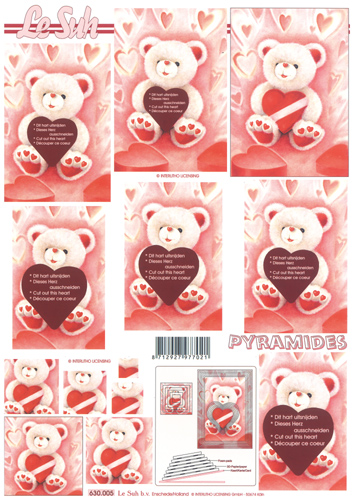 Decoupage sheets suitable for card making and scrapbooking - 630005