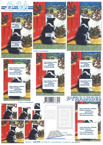Decoupage sheets suitable for card making and scrapbooking - 630009
