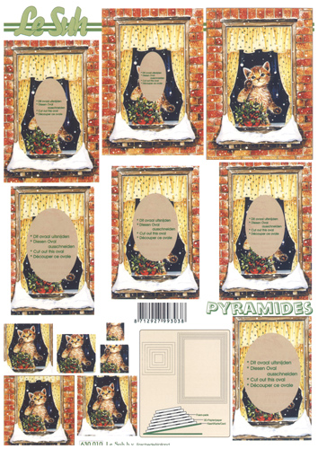 Decoupage sheets suitable for card making and scrapbooking - 630010